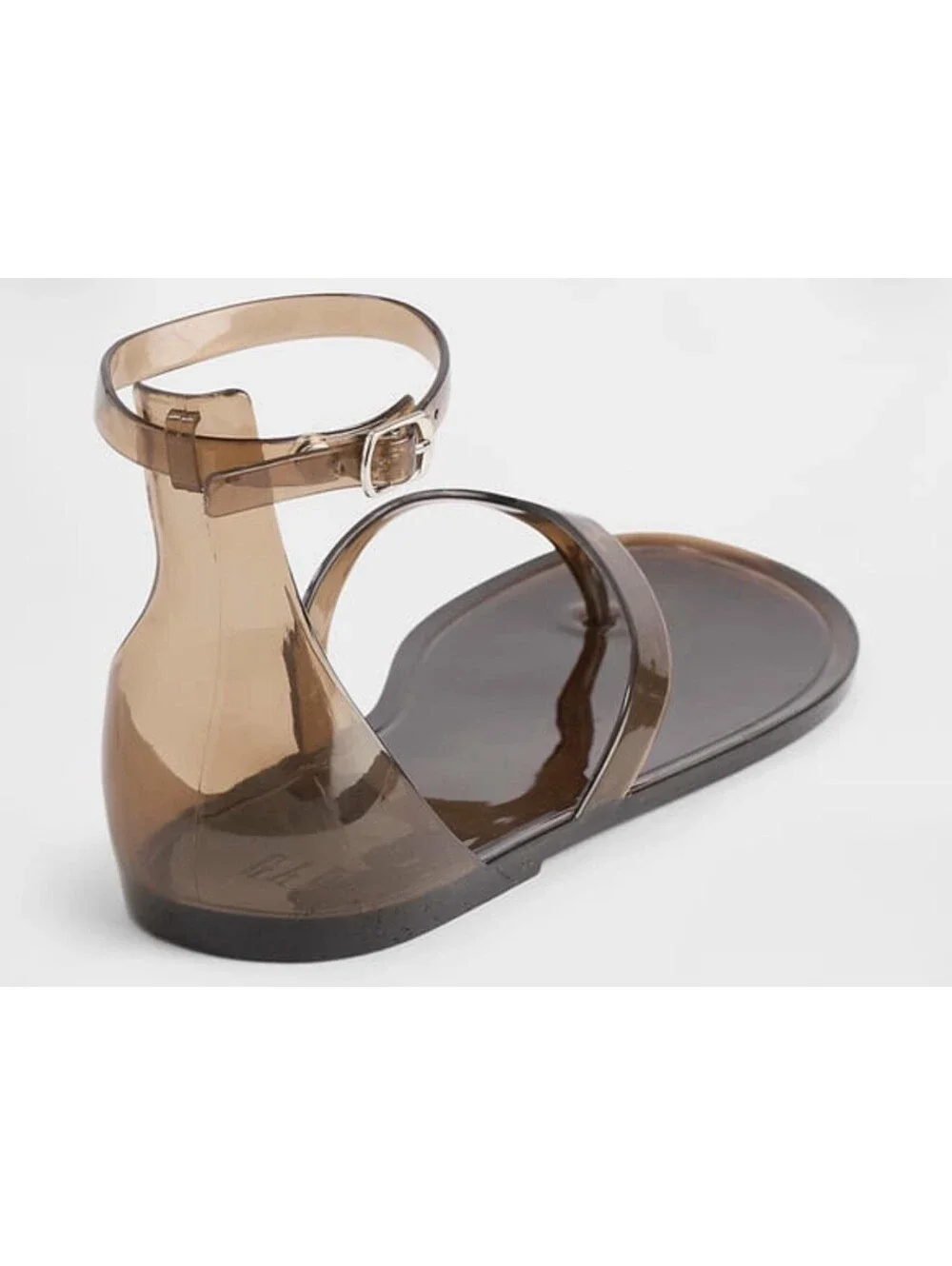 GAP Summer 2026 T-Strap Jelly Thong Sandals Flip Flops Shoes Amber Wood Womens 9